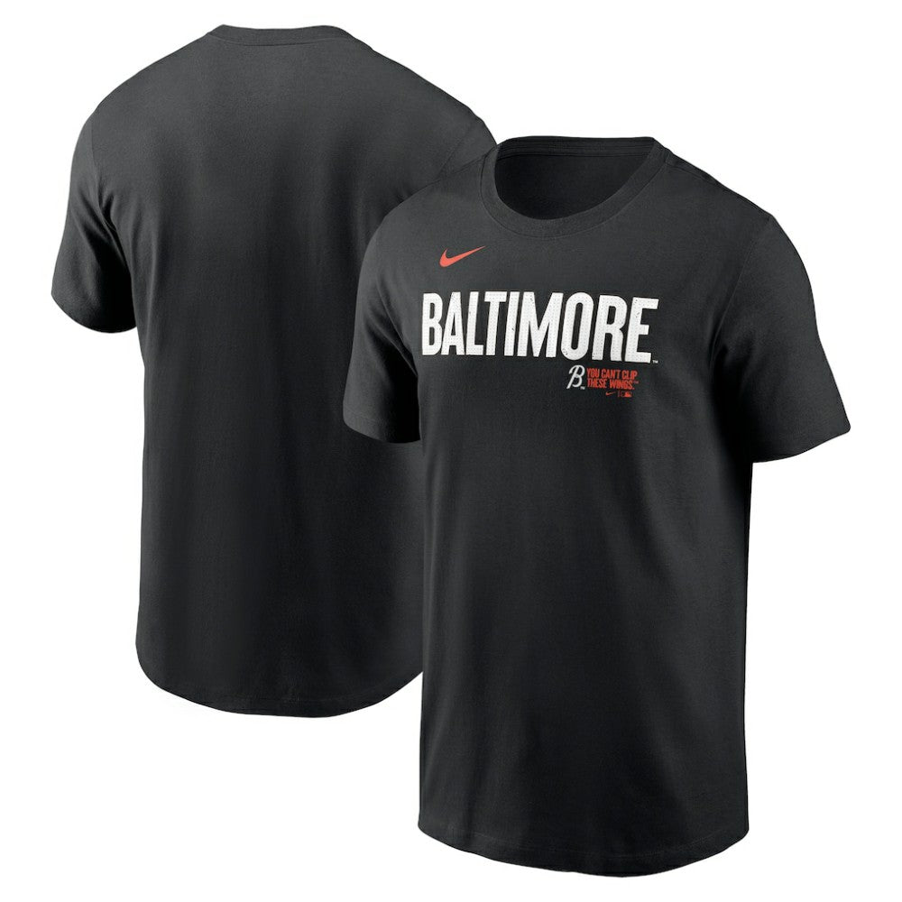 Black Baltimore Orioles Nike City Connect Wordmark T-Shirt