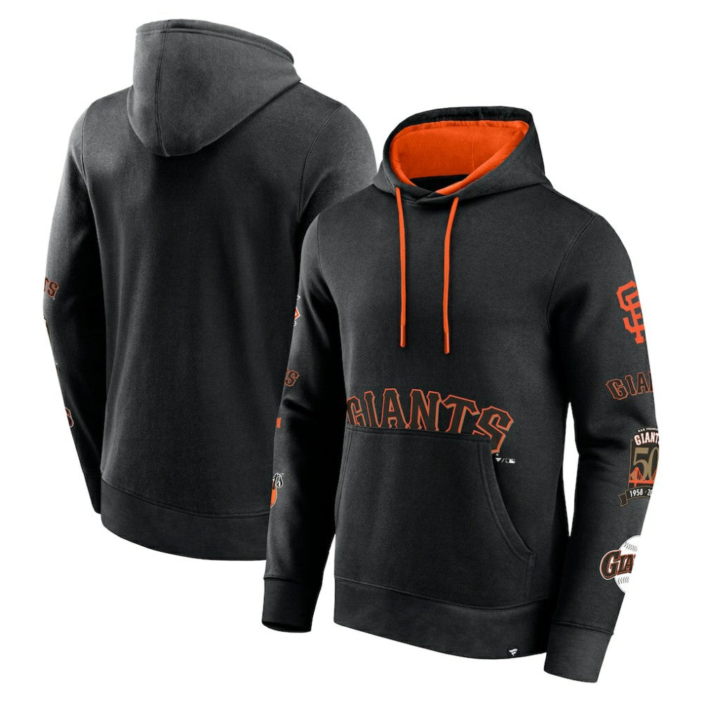 Black San Francisco Giants Fanatics Wild Winner Pullover Hoodie