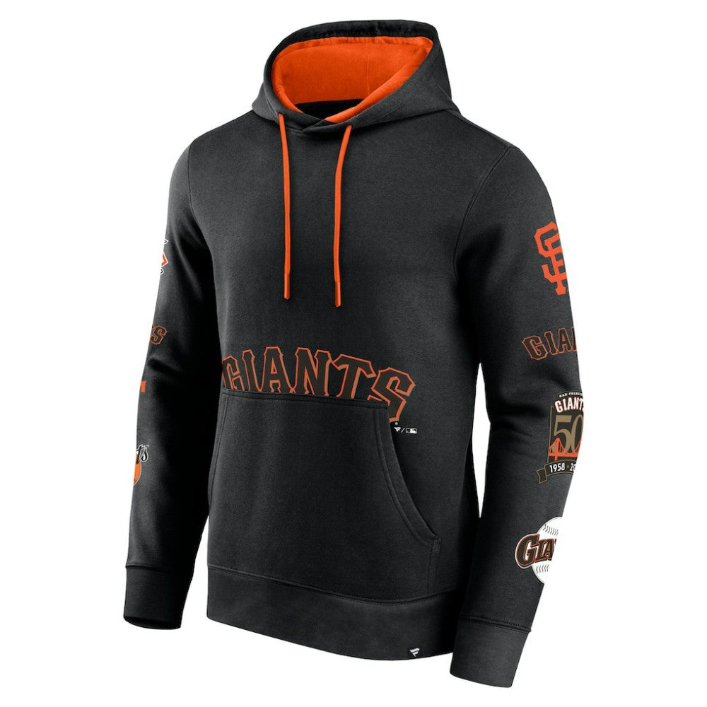 Black San Francisco Giants Fanatics Wild Winner Pullover Hoodie