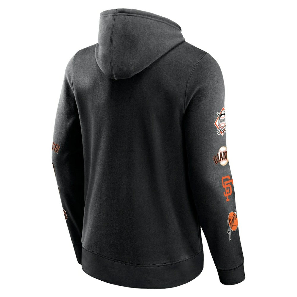 Black San Francisco Giants Fanatics Wild Winner Pullover Hoodie