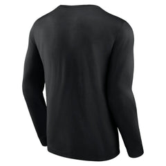 Black Chicago White Sox Fanatics Strike the Goal Long Sleeve T-Shirt