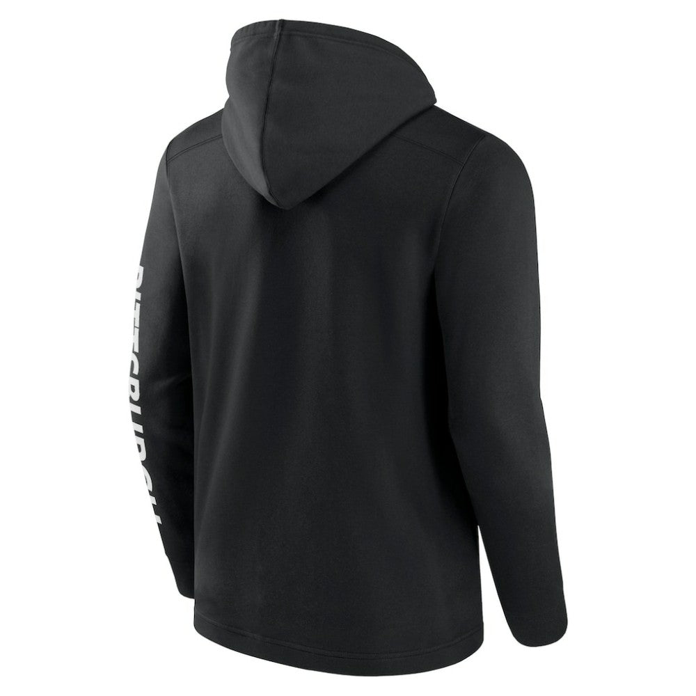 Black Pittsburgh Pirates Fanatics Ace Hoodie Full-Zip Sweatshirt