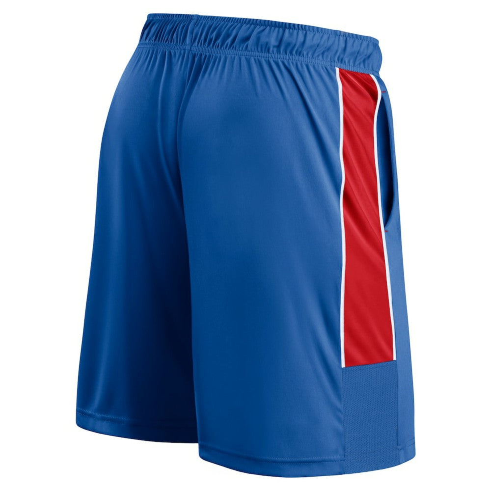 Royal Chicago Cubs Fanatics Win The Match Defender Shorts