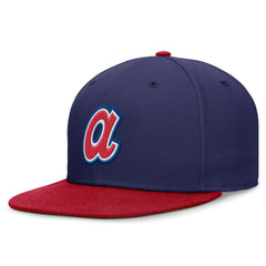 Royal/Red Atlanta Braves Nike Rewind Cooperstown True Performance Fitted Hat