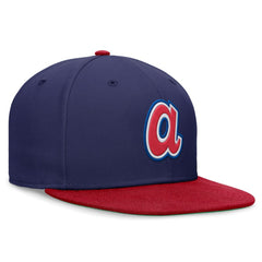 Royal/Red Atlanta Braves Nike Rewind Cooperstown True Performance Fitted Hat