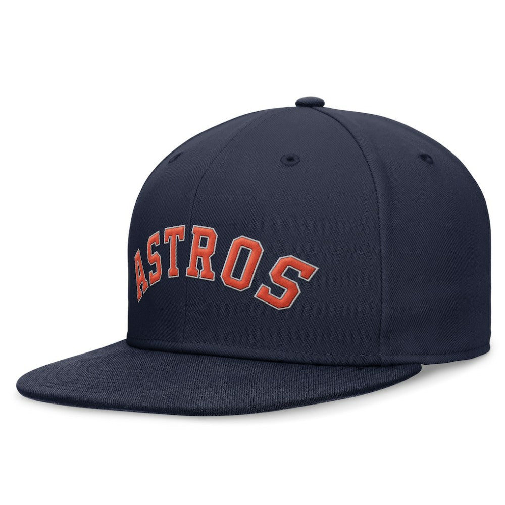 Navy Houston Astros Nike Performance Fitted Hat