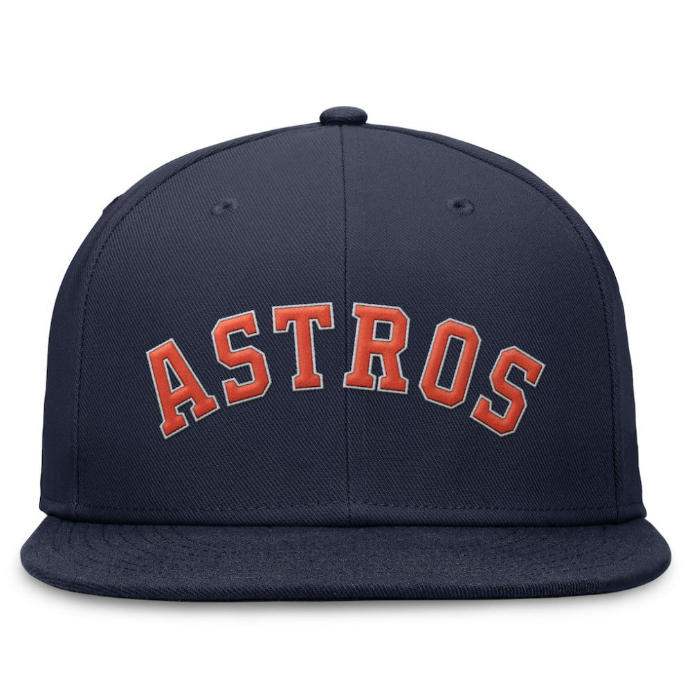 Navy Houston Astros Nike Performance Fitted Hat