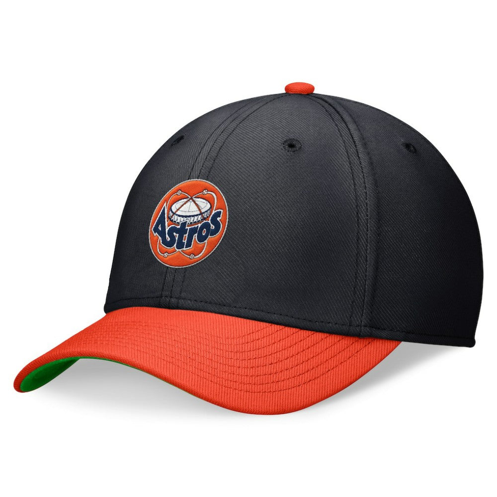 Navy/Orange Houston Astros Nike Cooperstown Collection Rewind Swooshflex Performance Hat