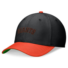 Black/Orange San Francisco Giants Nike Cooperstown Collection Rewind Swooshflex Performance Hat
