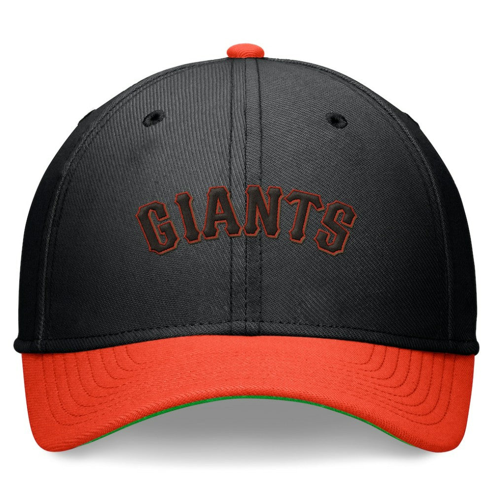 Black/Orange San Francisco Giants Nike Cooperstown Collection Rewind Swooshflex Performance Hat