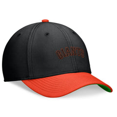 Black/Orange San Francisco Giants Nike Cooperstown Collection Rewind Swooshflex Performance Hat