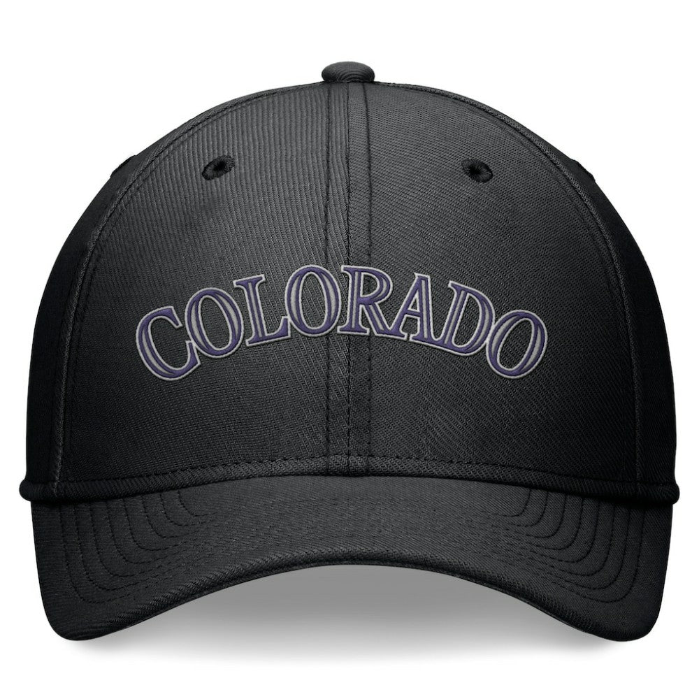 Black Colorado Rockies Nike Performance Flex Hat