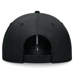 Black Miami Marlins Nike Club Performance Adjustable Hat