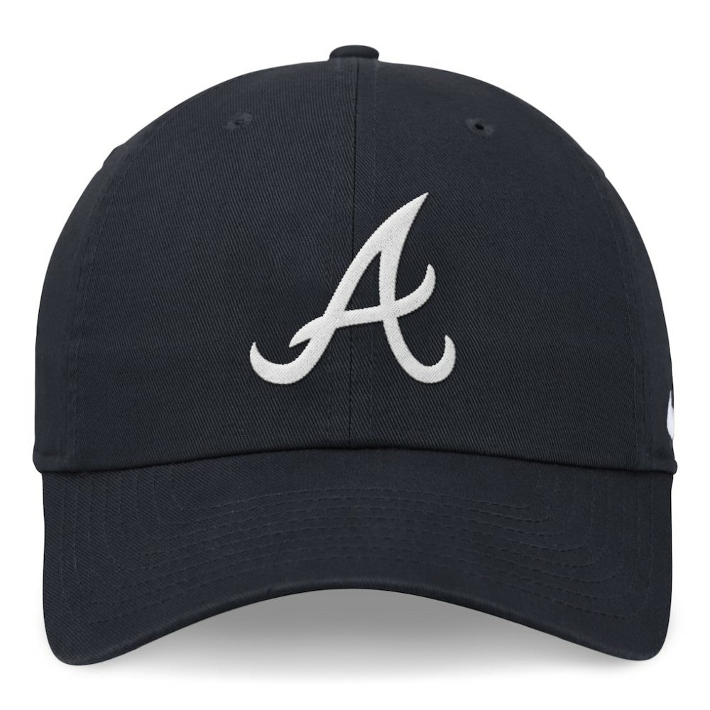 Navy Atlanta Braves Nike Club Adjustable Hat