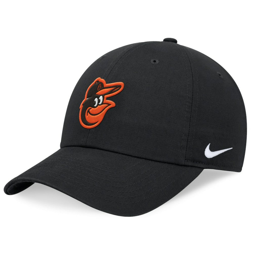 Black Baltimore Orioles Nike Club Adjustable Hat
