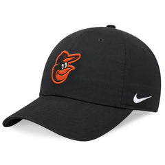 Black Baltimore Orioles Nike Club Adjustable Hat