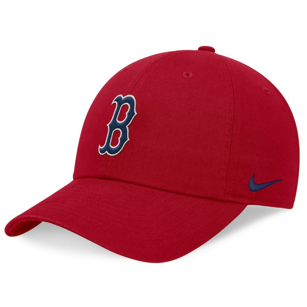 Red Boston Red Sox Nike Club Adjustable Hat