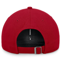 Red Chicago Cubs Nike Club Adjustable Hat
