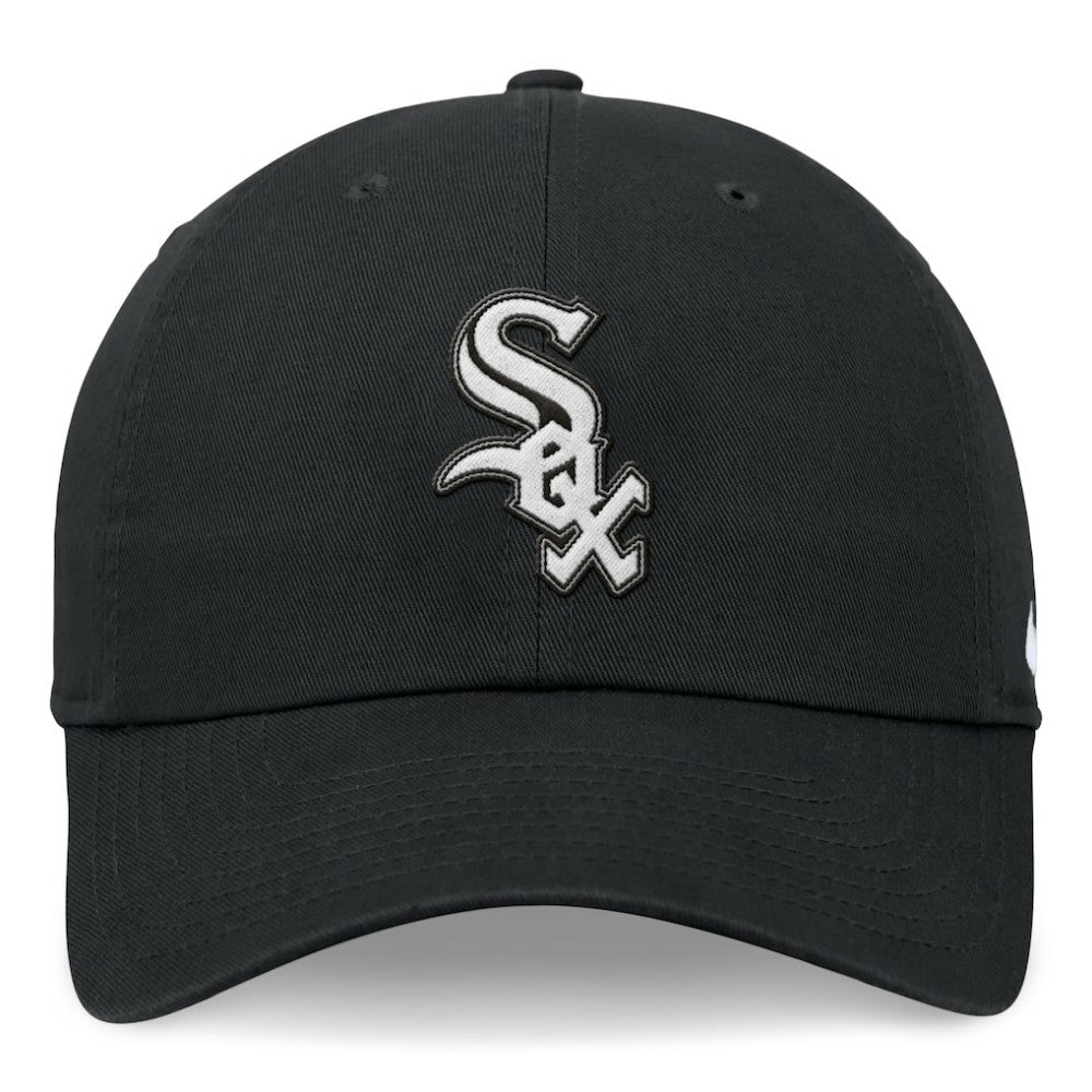 Black Chicago White Sox Nike Club Adjustable Hat