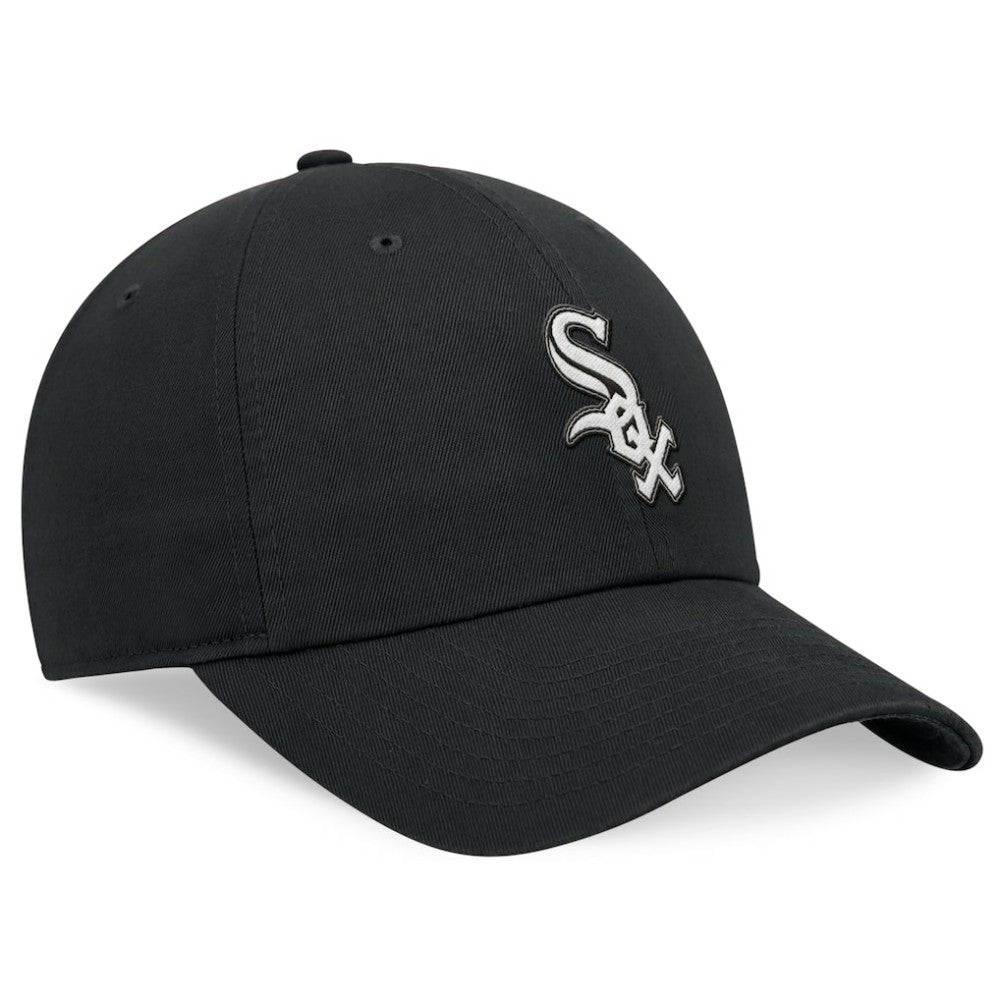 Black Chicago White Sox Nike Club Adjustable Hat