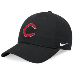 Black Cincinnati Reds Nike Club Adjustable Hat