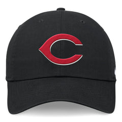 Black Cincinnati Reds Nike Club Adjustable Hat