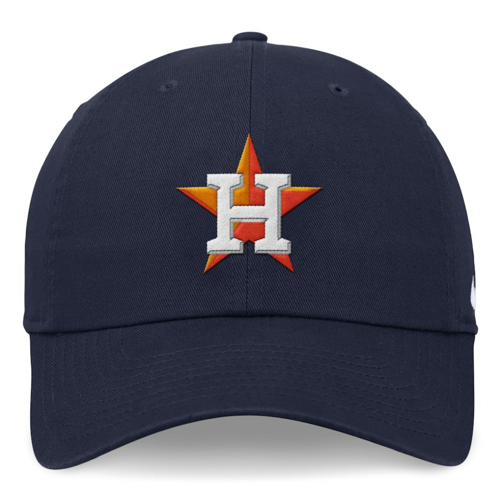 Navy Houston Astros Nike Club Adjustable Hat