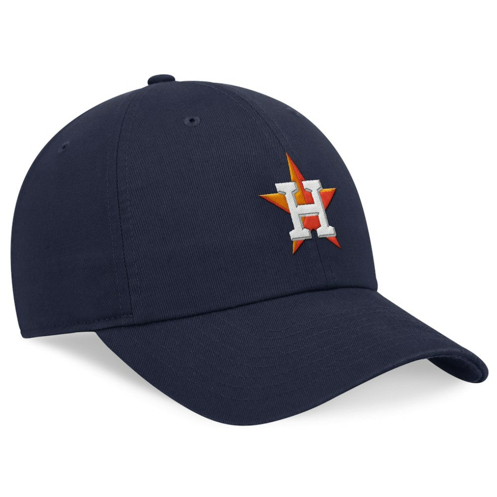 Navy Houston Astros Nike Club Adjustable Hat