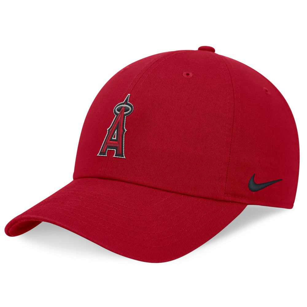Red Los Angeles Angels Nike Club Adjustable Hat