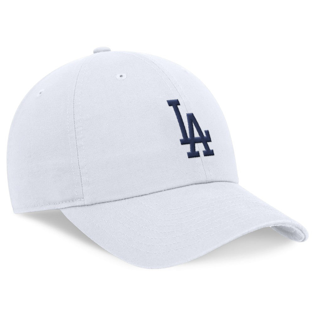White Los Angeles Dodgers Nike Club Adjustable Hat