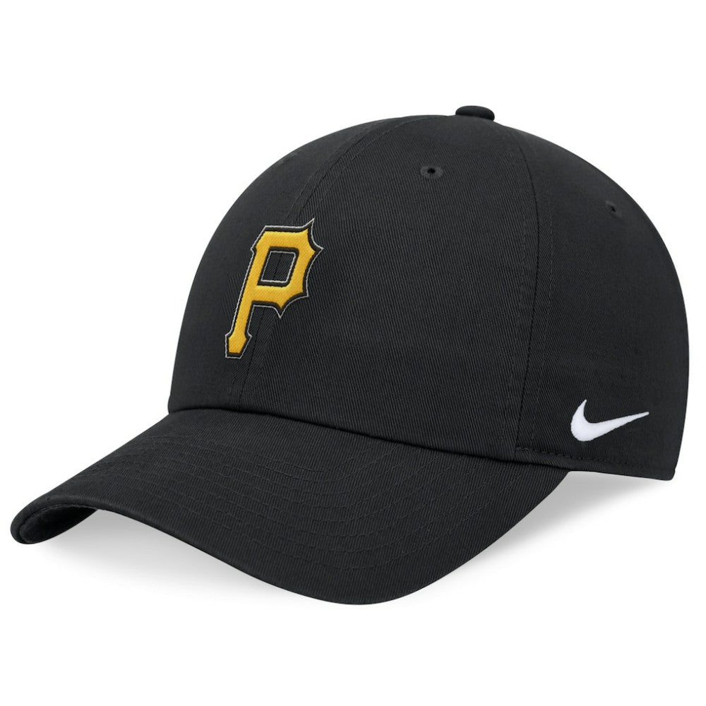Black Pittsburgh Pirates Nike Club Adjustable Hat