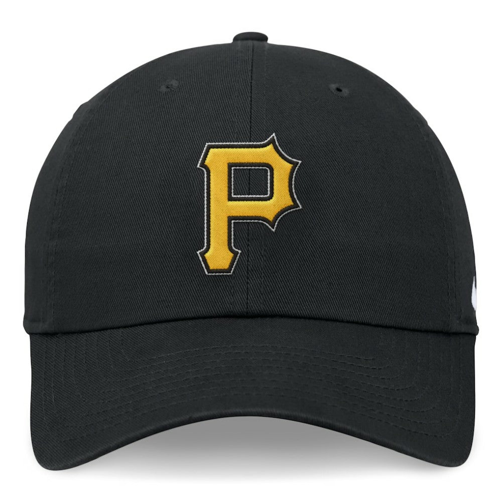 Black Pittsburgh Pirates Nike Club Adjustable Hat
