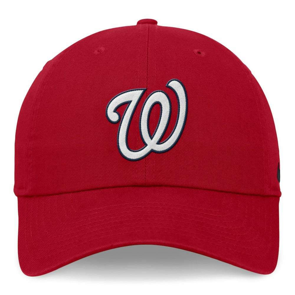 Red Washington Nationals Nike Club Adjustable Hat
