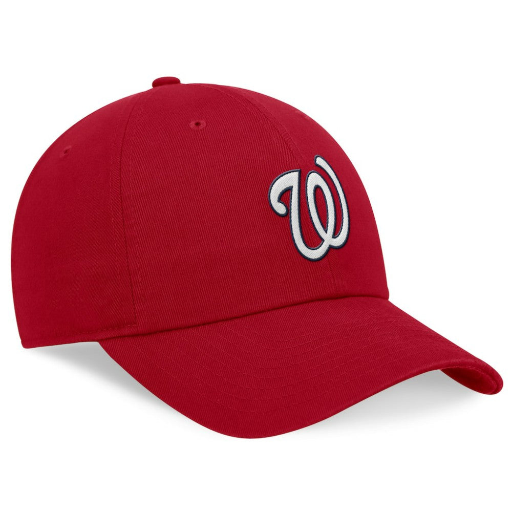 Red Washington Nationals Nike Club Adjustable Hat