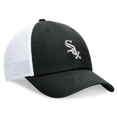 Black Chicago White Sox Nike Club Trucker Adjustable Hat