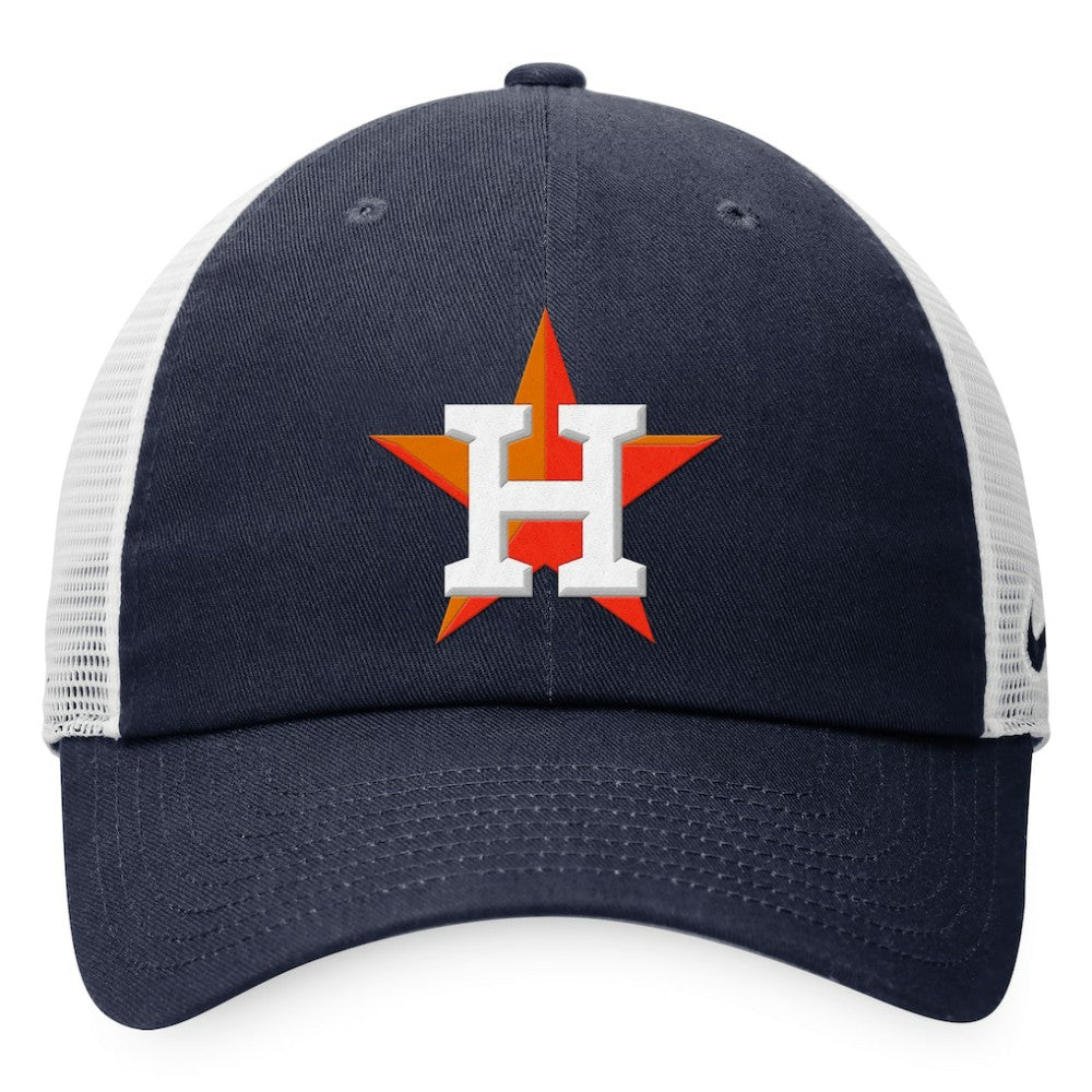 Navy Houston Astros Nike Club Trucker Adjustable Hat