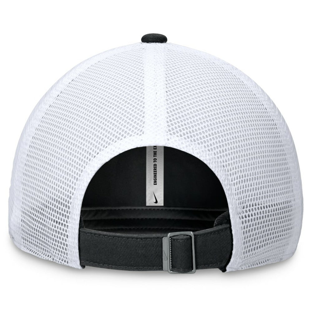 Black San Francisco Giants Nike Club Trucker Adjustable Hat