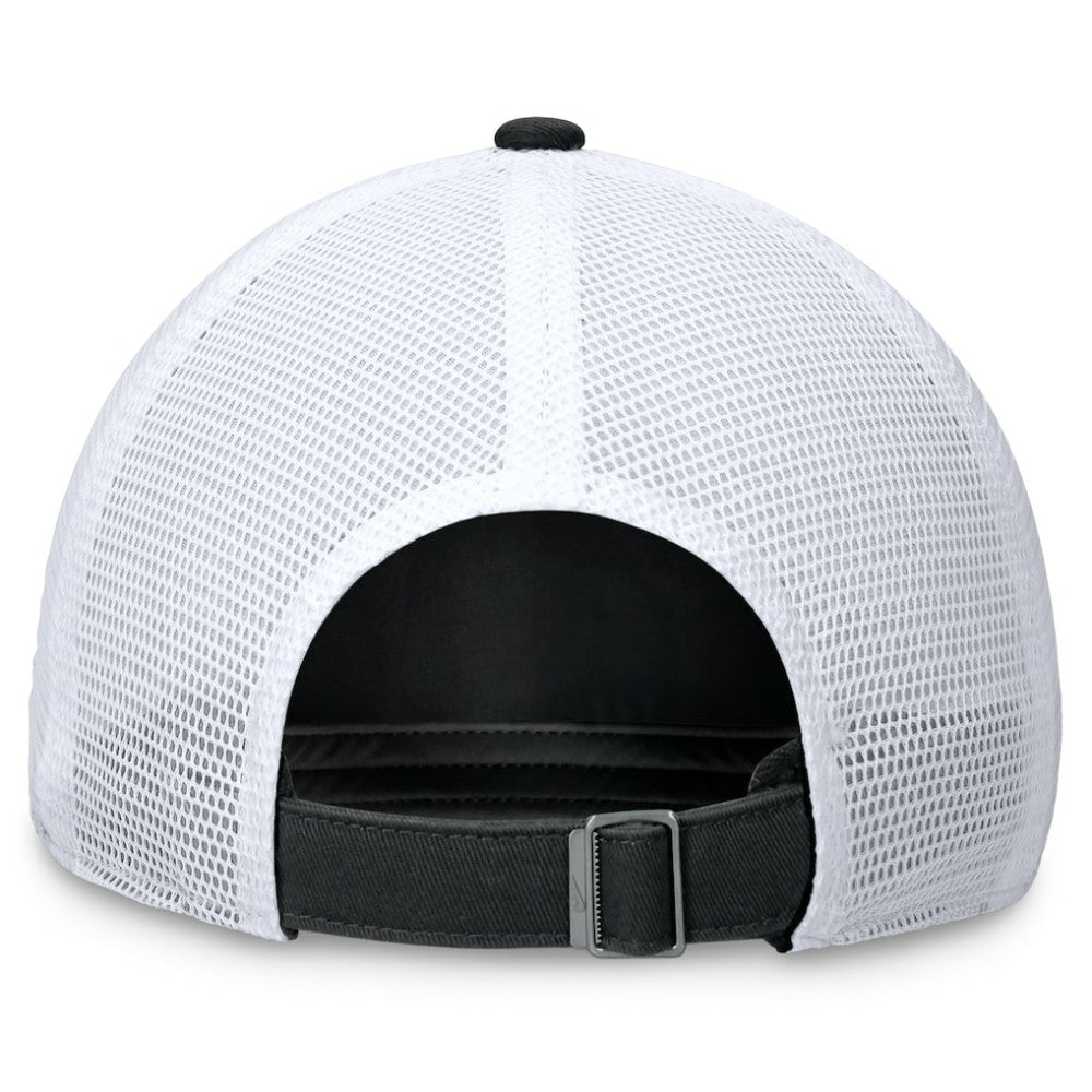 Black Colorado Rockies Nike Wordmark Adjustable Trucker Hat