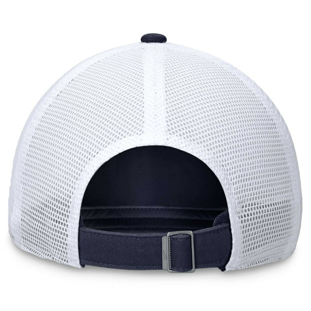 Navy Houston Astros Nike Wordmark Adjustable Trucker Hat
