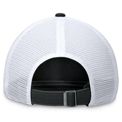 Black Miami Marlins Nike Wordmark Adjustable Trucker Hat
