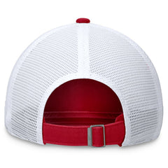 Red Washington Nationals Nike Wordmark Adjustable Trucker Hat
