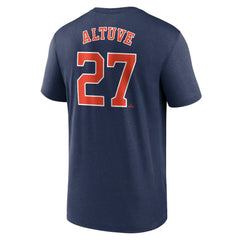 Navy Jose Altuve Houston Astros Nike Legend Name & Number Performance T-Shirt