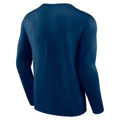 NHL Seattle Kraken Fanatics Strike the Goal Long Sleeve T-Shirt