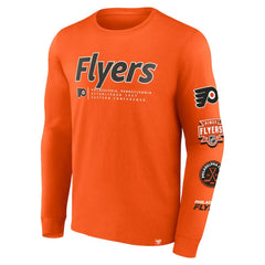 NHL Philadelphia Flyers Fanatics Strike the Goal Long Sleeve T-Shirt