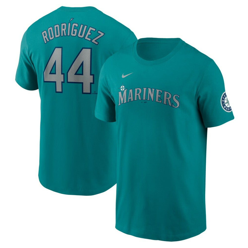 Teal Julio Rodríguez Seattle Mariners Nike Fuse Name & Number Inline T-Shirt