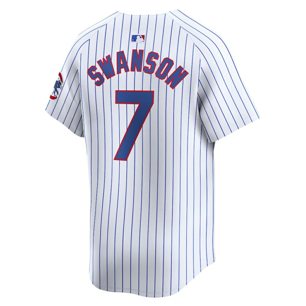 White Dansby Swanson Chicago Cubs Nike Home Limited Player Jersey