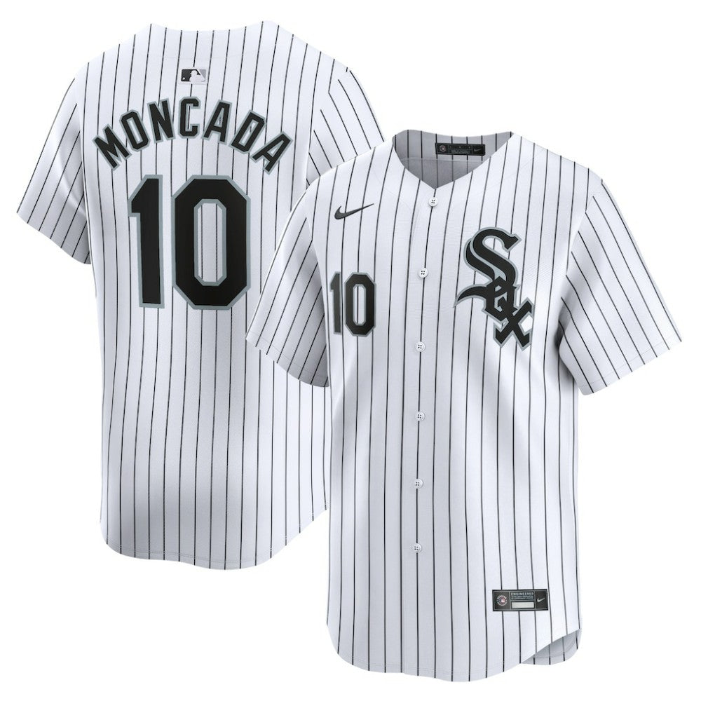 White Yoan Moncada Chicago White Sox Nike Home Limited Player Jersey