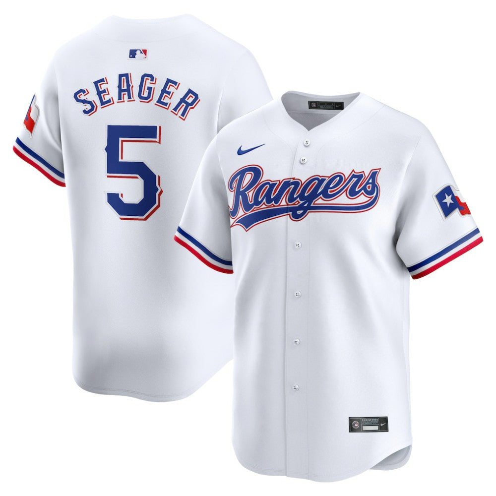 White Corey Seager Texas Rangers Nike Home Limited Player Jersey