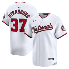 White Stephen Strasburg Washington Nationals Nike Home Limited Player Jersey