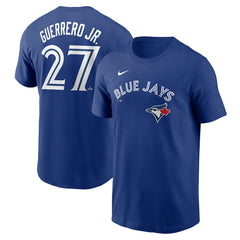 Royal Vladimir Guerrero Jr. Toronto Blue Jays Nike Fuse Name & Number T-Shirt